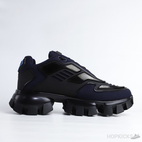 Prada Cloudbust Thunder Technical Fabric Navy Black Sneaker