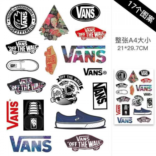 Vans Stickers 15 Plus Pcs