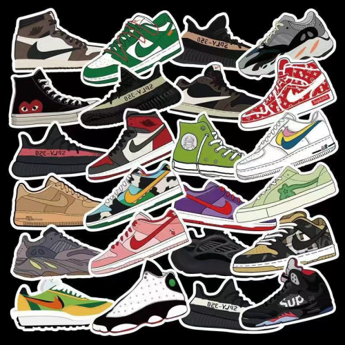 Hyped Sneakers Stickers 95 Plus Pcs