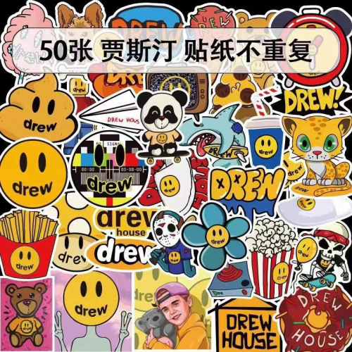 Drew Stickers 45 Plus Pcs