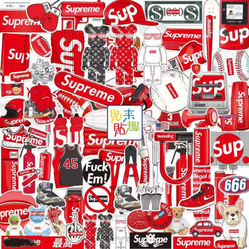 Supreme Stickers 85 Plus Pcs