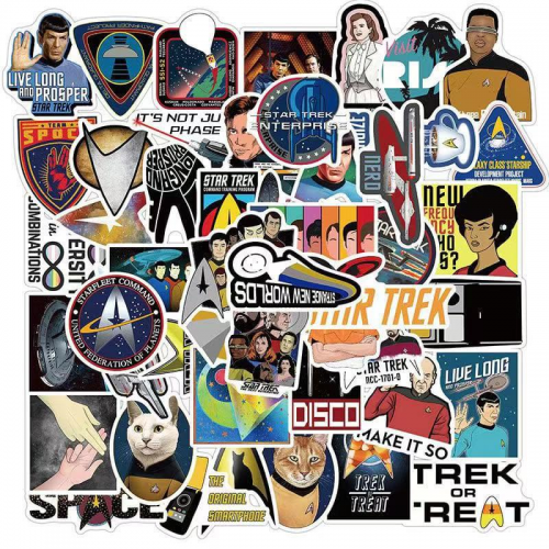 Star Trek Stickers 45 Plus Pcs