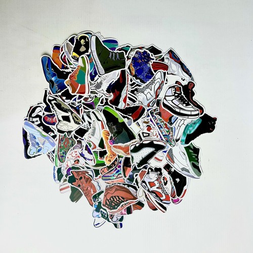 Hyped Sneaker Stickers 95 Plus Pcs