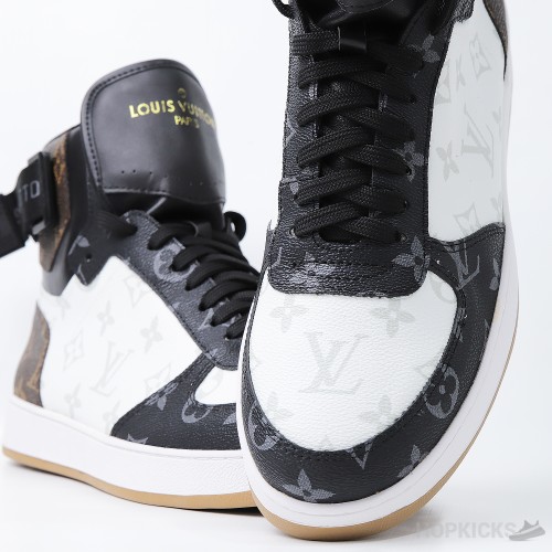 LV Rivoli High Brown White Sneaker (Dot Perfect)