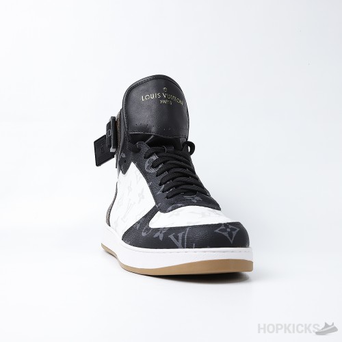 LV Rivoli High Brown White Sneaker (Dot Perfect)
