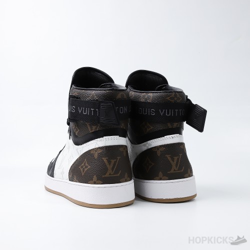 LV Rivoli High Brown White Sneaker (Dot Perfect)