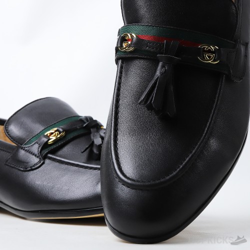 Gucci GG Interlock Tassel Loafers (Dot Perfect)