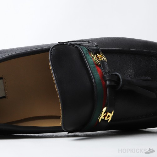 Gucci GG Interlock Tassel Loafers (Dot Perfect)