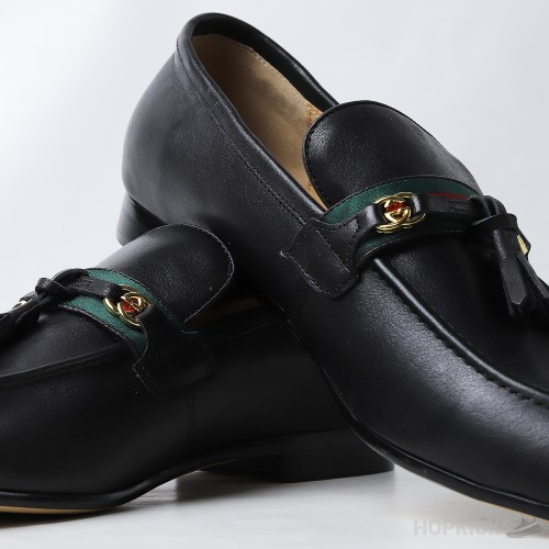 Gucci GG Interlock Tassel Loafers (Dot Perfect)