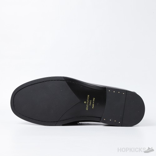 LV Major Side Monogram Brown Loafers (Dot Perfect)