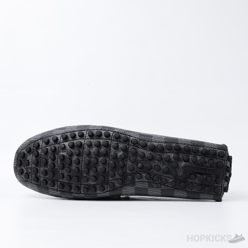 LV Hockenheim Moccasin Damier Graphite Canvas (Dot Perfect)