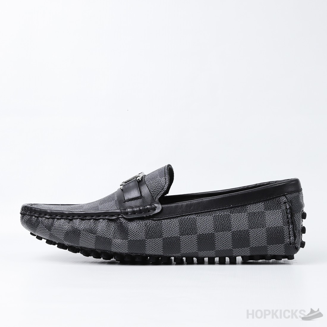 Hockenheim Moccasin Damier Graphite Canvas - Men - Shoes