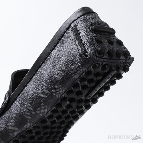 LV Hockenheim Moccasin Damier Graphite Canvas (Dot Perfect)