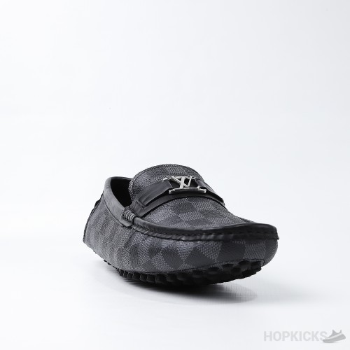 LV Hockenheim Moccasin Damier Graphite Canvas (Dot Perfect)