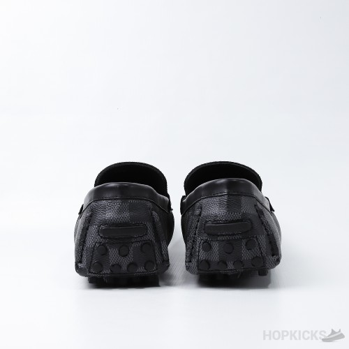 LV Hockenheim Moccasin Damier Graphite Canvas (Dot Perfect)