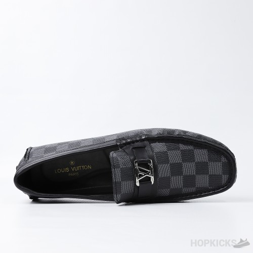 LV Hockenheim Moccasin Damier Graphite Canvas (Dot Perfect)