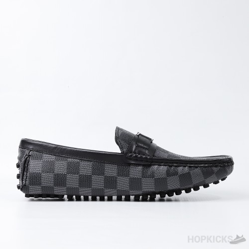 LV Hockenheim Moccasin Damier Graphite Canvas (Dot Perfect)