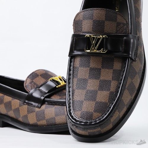 LV Damier Print Major Loafer Brown (Dot Perfect)
