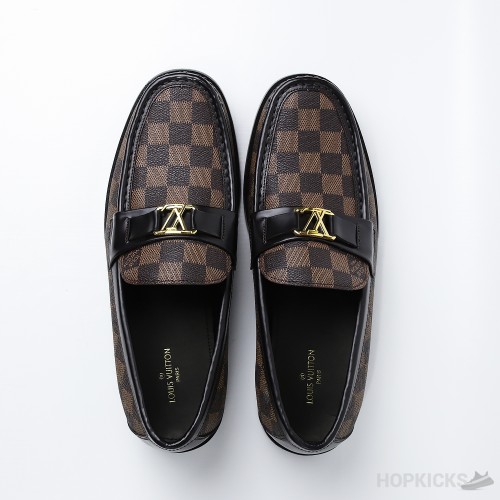 LV Damier Print Major Loafer Brown (Dot Perfect)