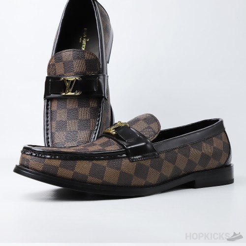 LV Damier Print Major Loafer Brown (Dot Perfect)
