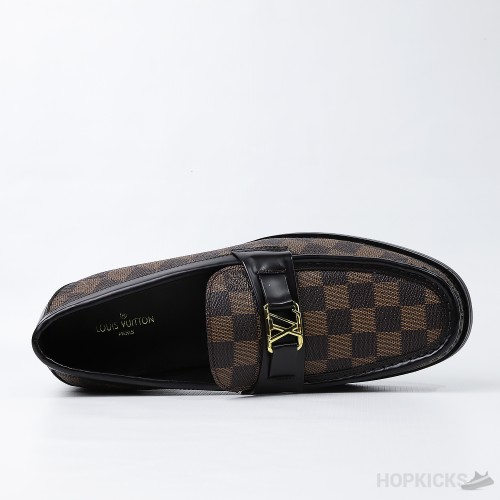 LV Damier Print Major Loafer Brown (Dot Perfect)