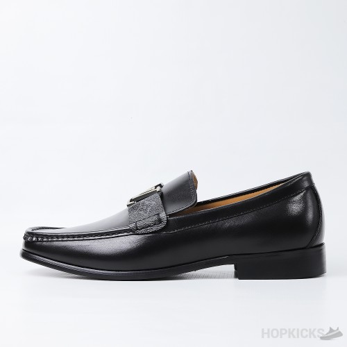 LV Black Loafers (Dot Perfect)