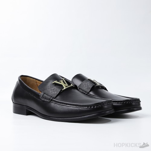 LV Black Loafers (Dot Perfect)