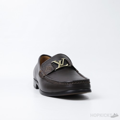 LV Brown Loafers (Dot Perfect)