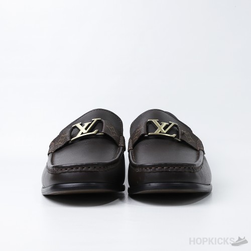 LV Brown Loafers (Dot Perfect)