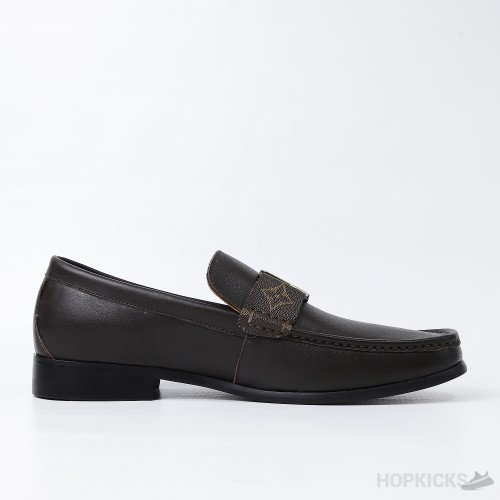 LV Brown Loafers (Dot Perfect)