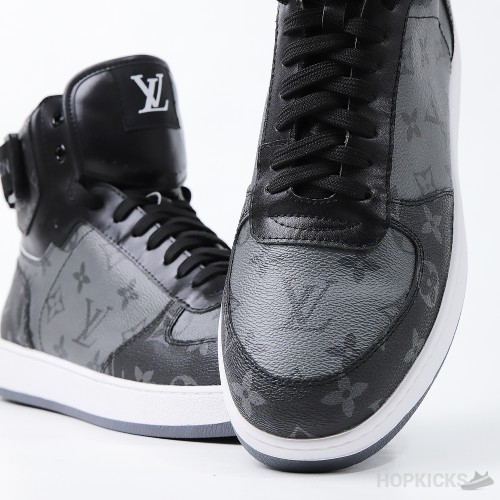 LV Rivoli High Black Sneaker (Dot Perfect)