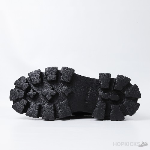 Prada Monolith Black Loafers (Dot Perfect)