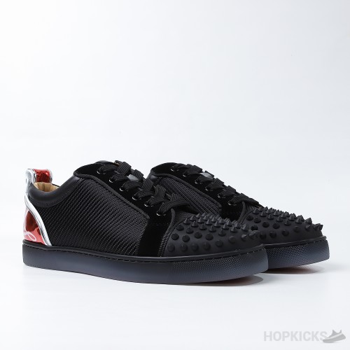 CL Louis Junior Spikes Black Red (Dot Perfect)