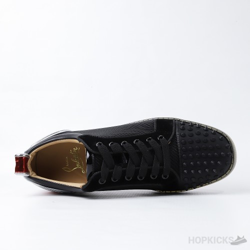 CL Louis Junior Spikes Black Red (Dot Perfect)