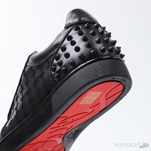 CL Louis Junior Spikes Black (Dot Perfect)