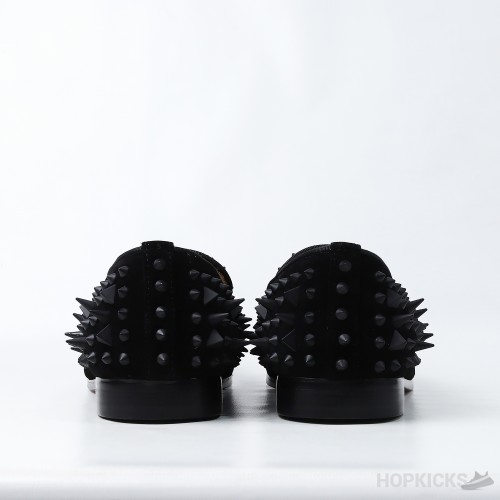 CL Black Dandelion Spikes Loafer (Dot Perfect)