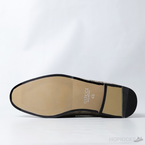 Gucci GG Web-stripe Tassel Loafers (Dot Perfect)