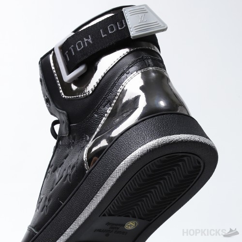 LV Rivoli High Triple Black Sneaker (Dot Perfect)