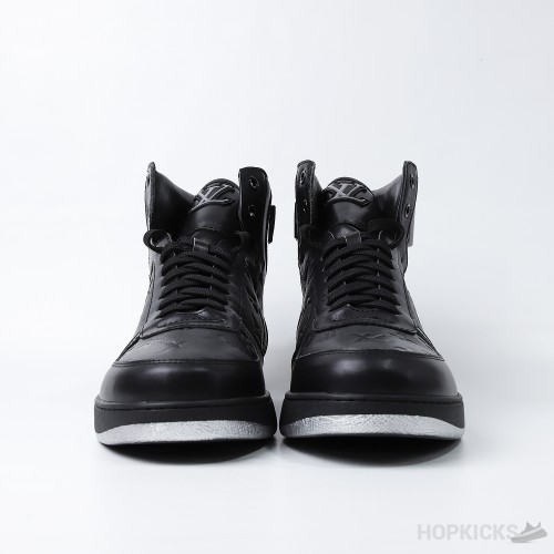 LV Rivoli High Triple Black Sneaker (Dot Perfect)