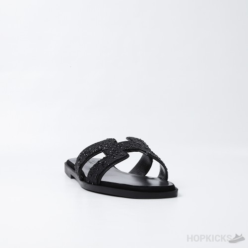 Hermès Oran Sandals Black (Premium Plus Batch)