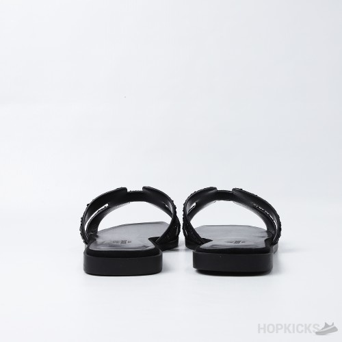 Hermès Oran Sandals Black (Premium Plus Batch)