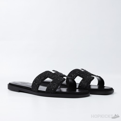 Hermès Oran Sandals Black (Premium Plus Batch)