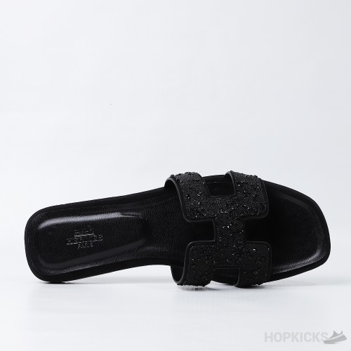 Hermès Oran Sandals Black (Premium Plus Batch)