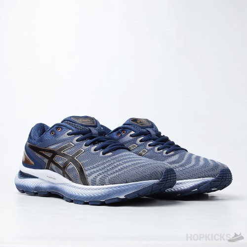 ASICS Gel Nimbus 22 Blue Black (Premium Batch)