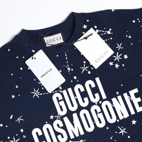Gucci Star Logo Print Embellished T-Shirt