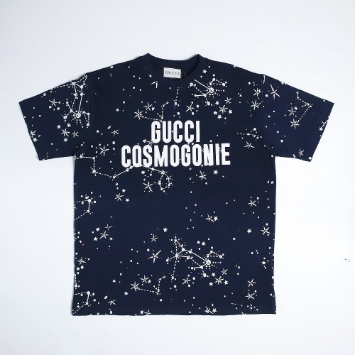 Gucci Star Logo Print Embellished T-Shirt