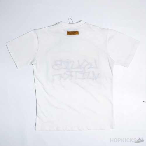 Louis Vuitton Signature Print White T-Shirt