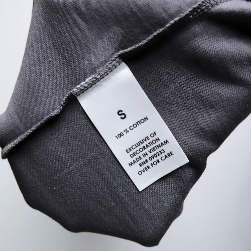 Essential Back Logo Charcoal T-Shirt