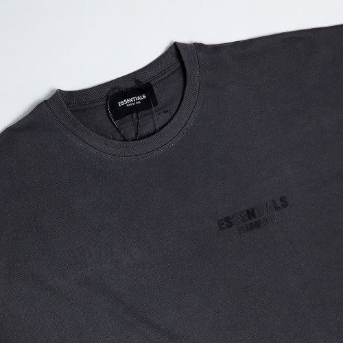 Essential Back Logo Charcoal T-Shirt