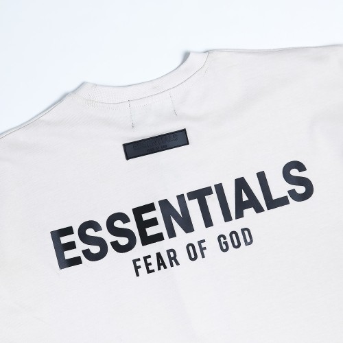 Essential Back Logo Beige T-Shirt